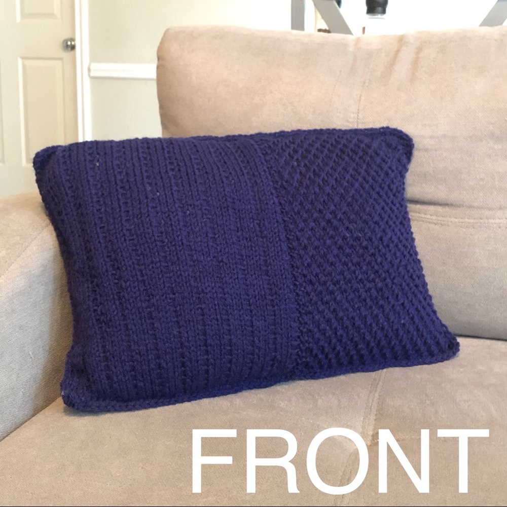 Hand Knitted Pillow